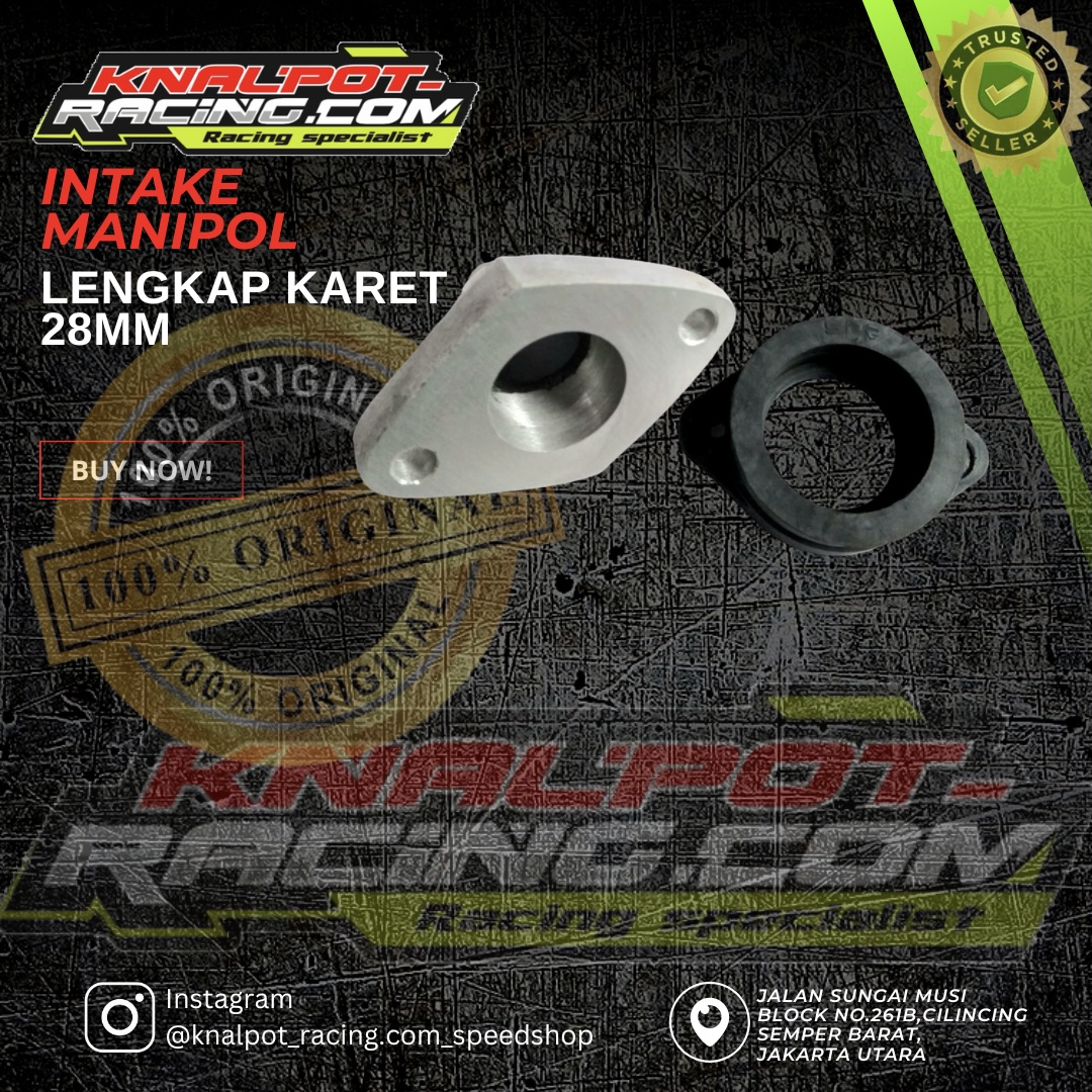 INTAKE MANIPOL LENGKAP KARET 28MM